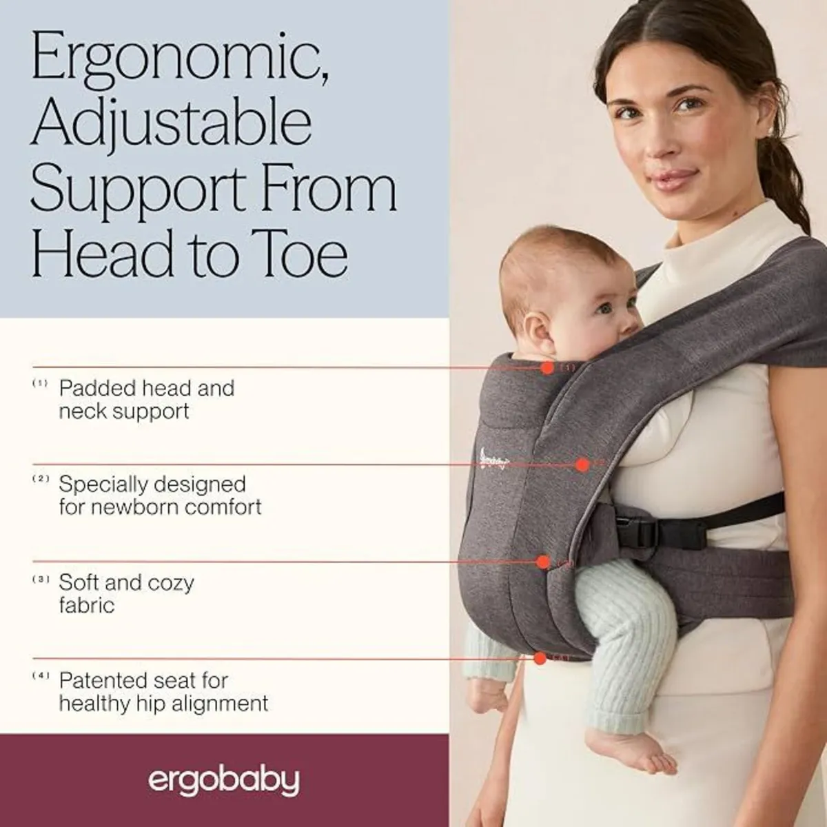 Ergobaby Embrace Baby Carrier - Image 2