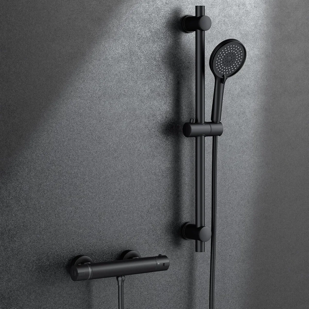 Shower Mixer with 70CM Adjustable Riser Rail Kit - Image 1
