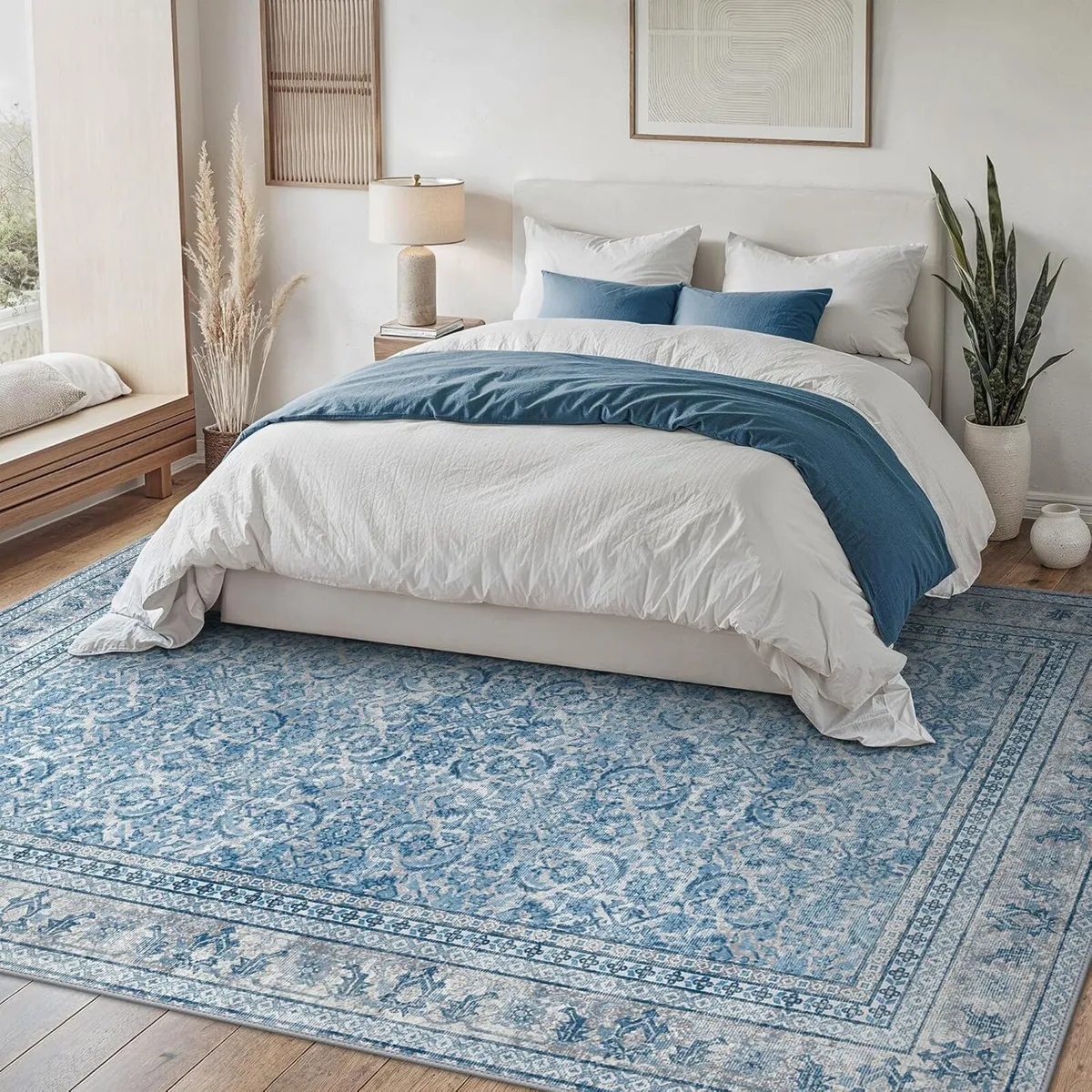 Extra Large Washable Rugs Vintage Area - Image 1