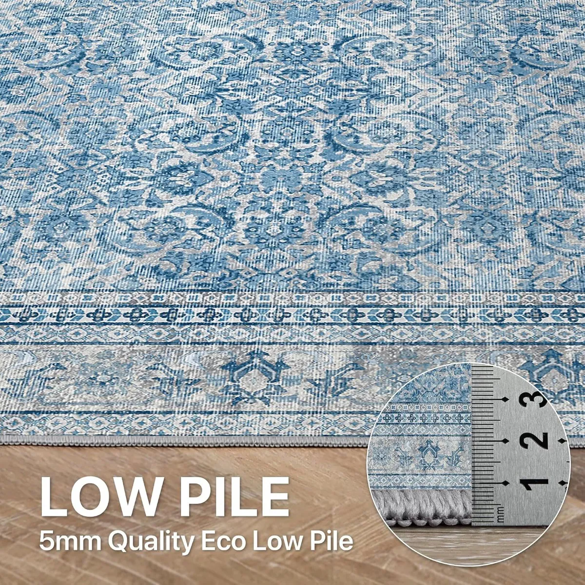 Extra Large Washable Rugs Vintage Area - Image 4