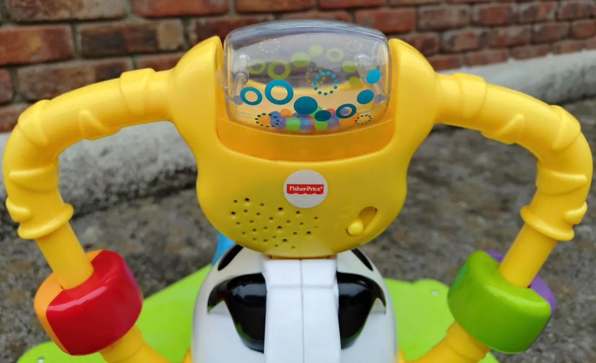 FISHER PRICE, BOUNCE & SPIN ZEBRA (USED). - Image 3
