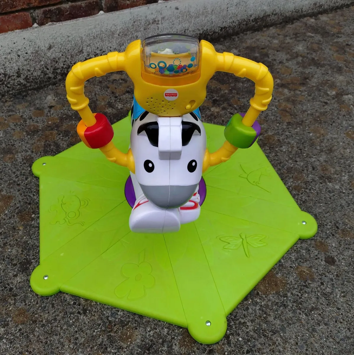 FISHER PRICE, BOUNCE & SPIN ZEBRA (USED). - Image 4