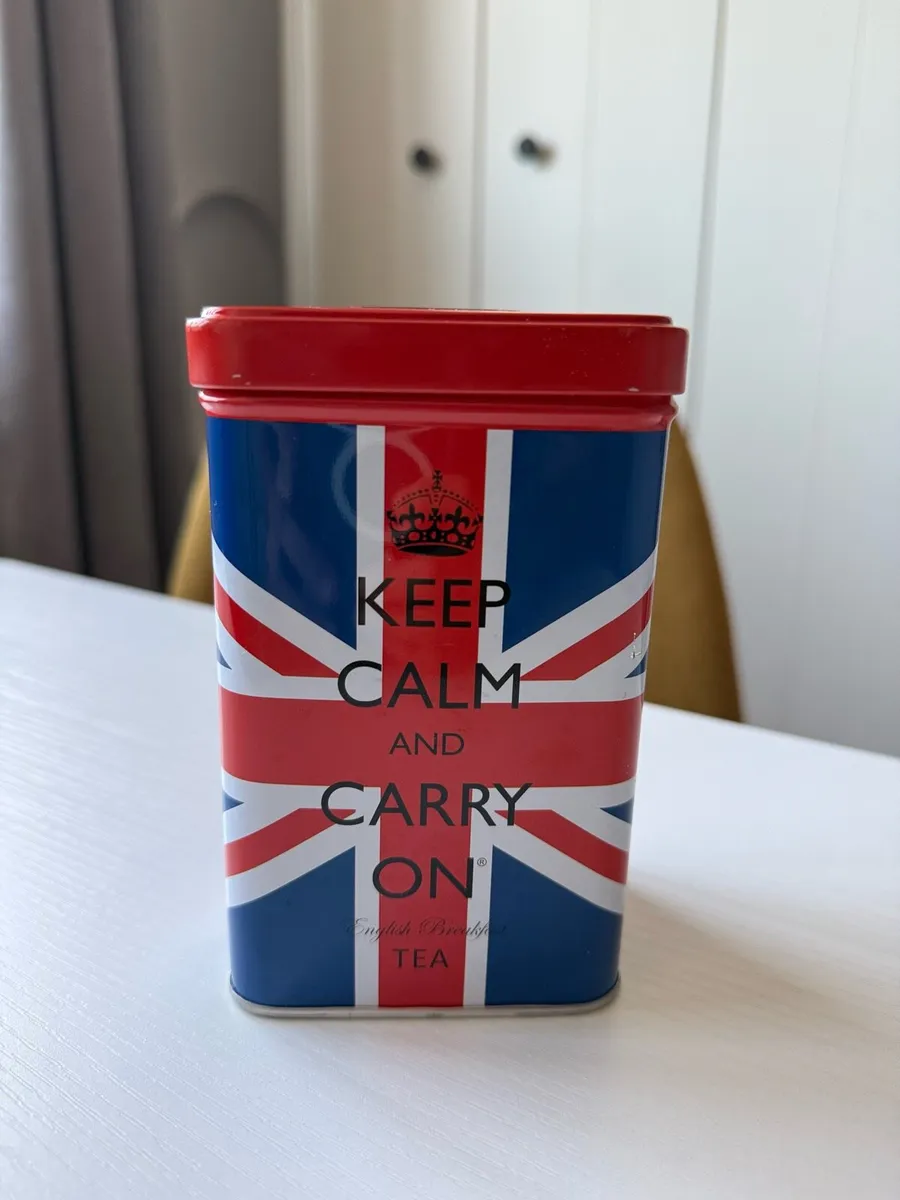 Keep Calm and Carry On Tea tin / can - Image 1