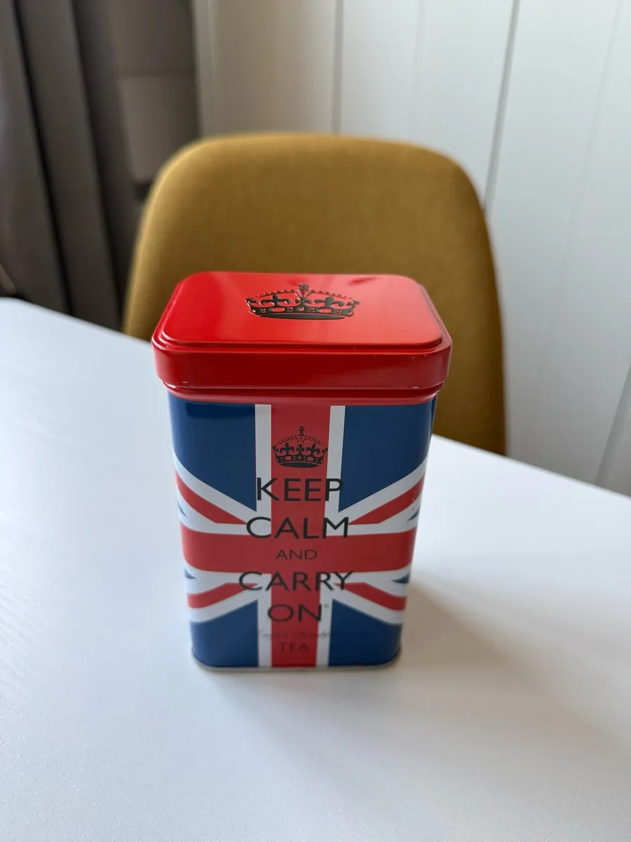 Keep Calm and Carry On Tea tin / can - Image 2
