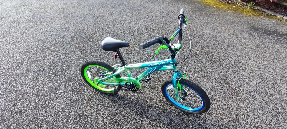 18-Inch Glitch Kids Bike in Metallic Blue - Image 4