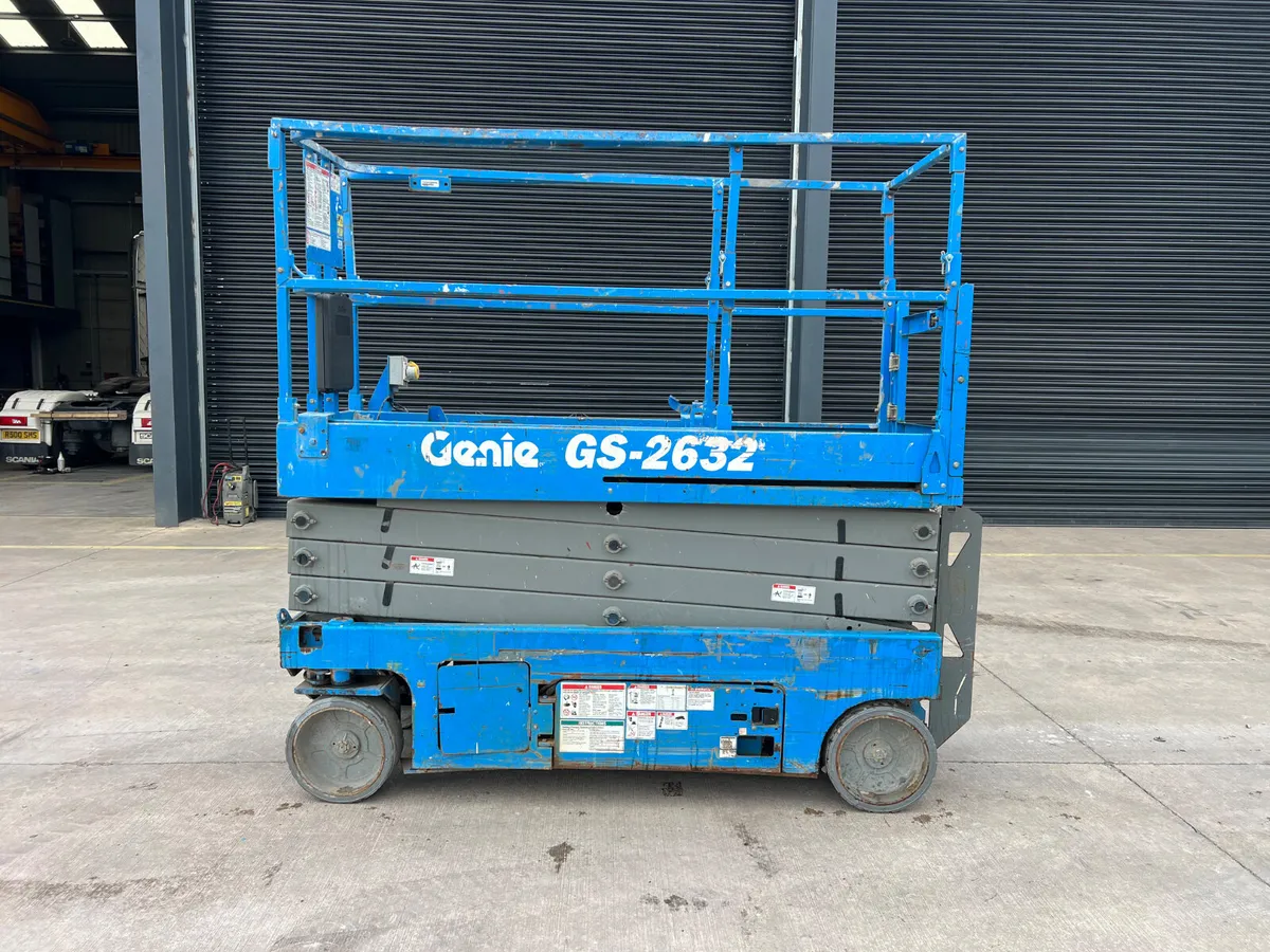 Genie GS2632 Scissor Lift - New Batteries - Image 1