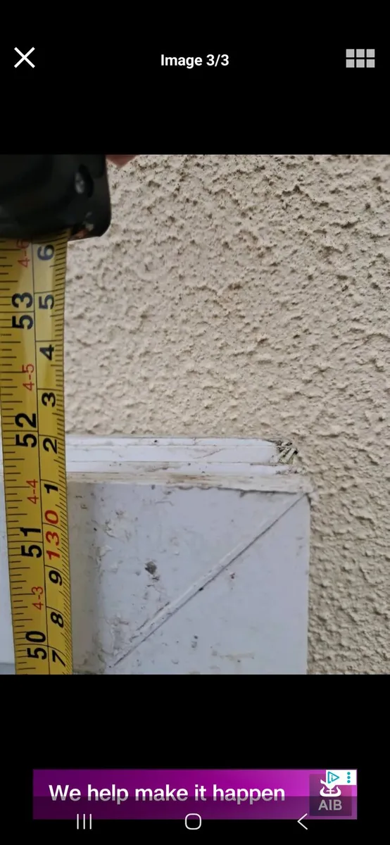 Pvc window 37 x 58.5 incg - Image 2