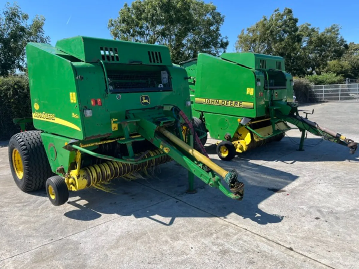 John Deere 578 and 575 Round Balers - Image 1