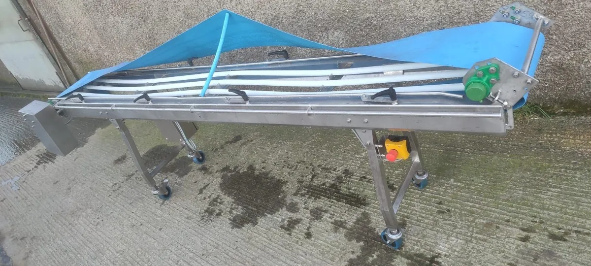 3m x 300mm Stainless Conveyor (ready meal line) - Image 2