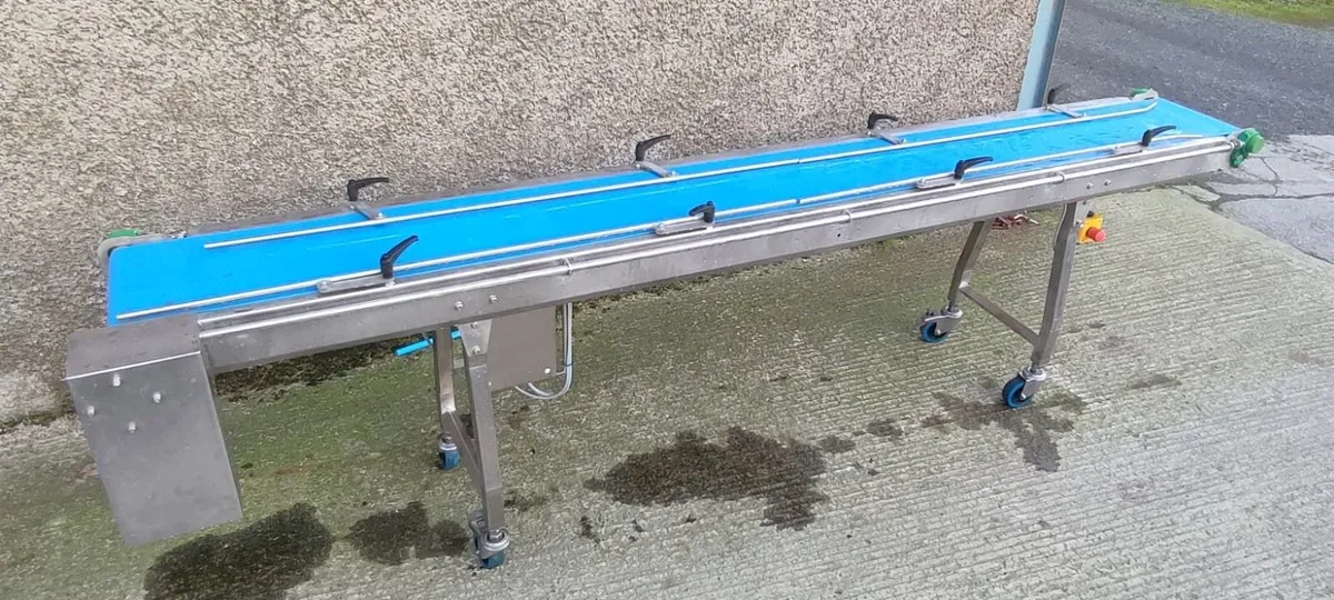 3m x 300mm Stainless Conveyor (ready meal line) - Image 4
