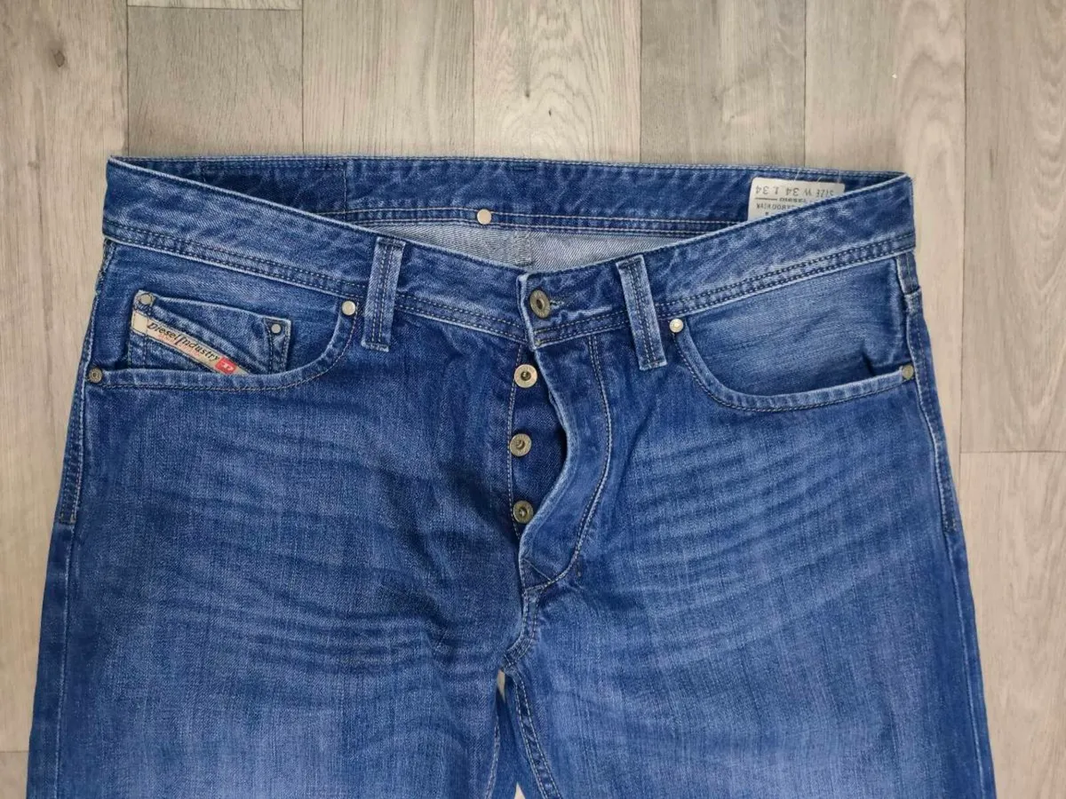 Diesel Larkee Regular Straight Fit Jeans W36 L35 - Image 3