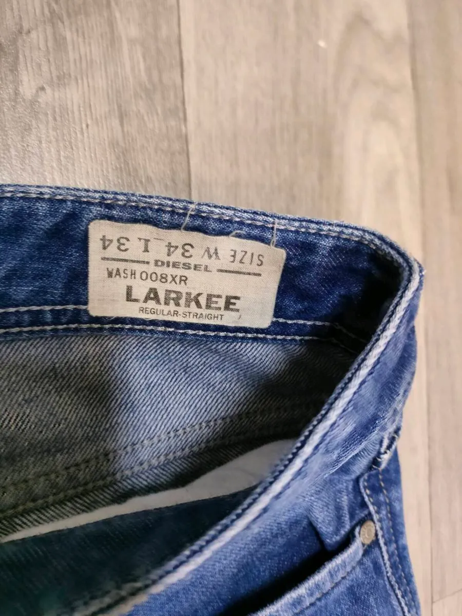 Diesel Larkee Regular Straight Fit Jeans W36 L35 - Image 4