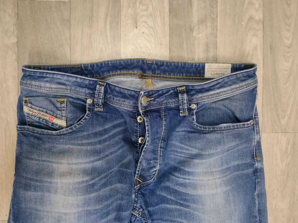 Diesel Larkee Regular Straight Fit Jeans W36 L32 - Image 3