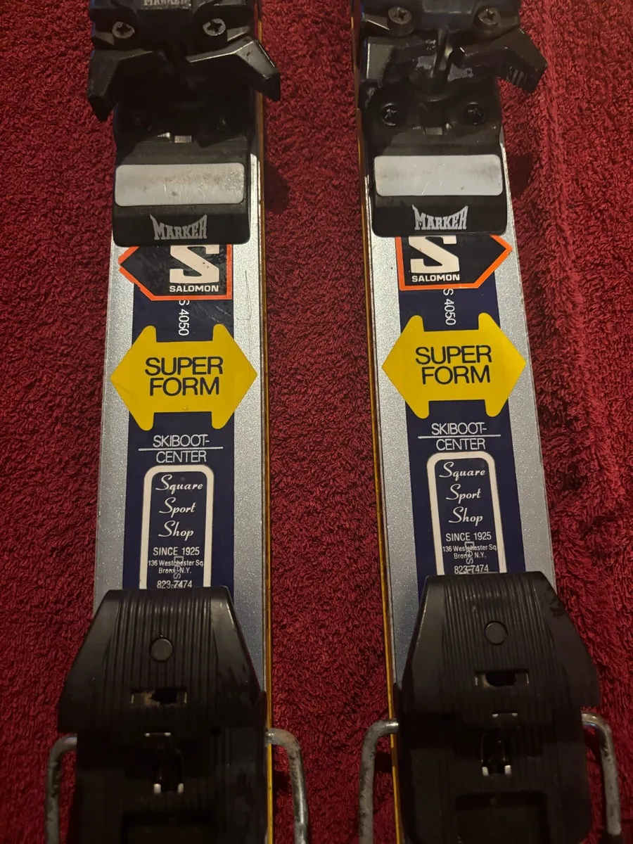 Vintage Fischer RC4 Super G Skis 191cm - Image 1