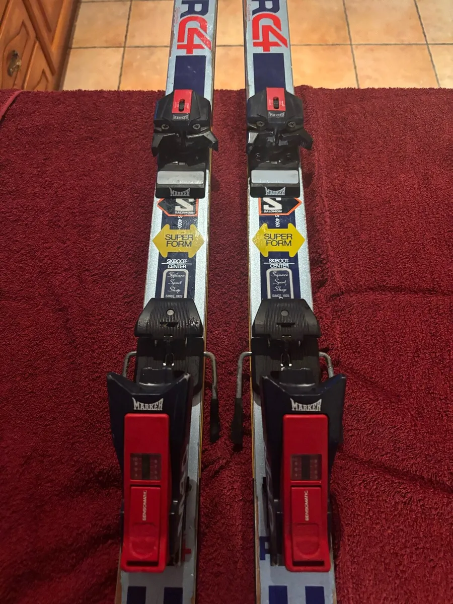 Vintage Fischer RC4 Super G Skis 191cm - Image 2