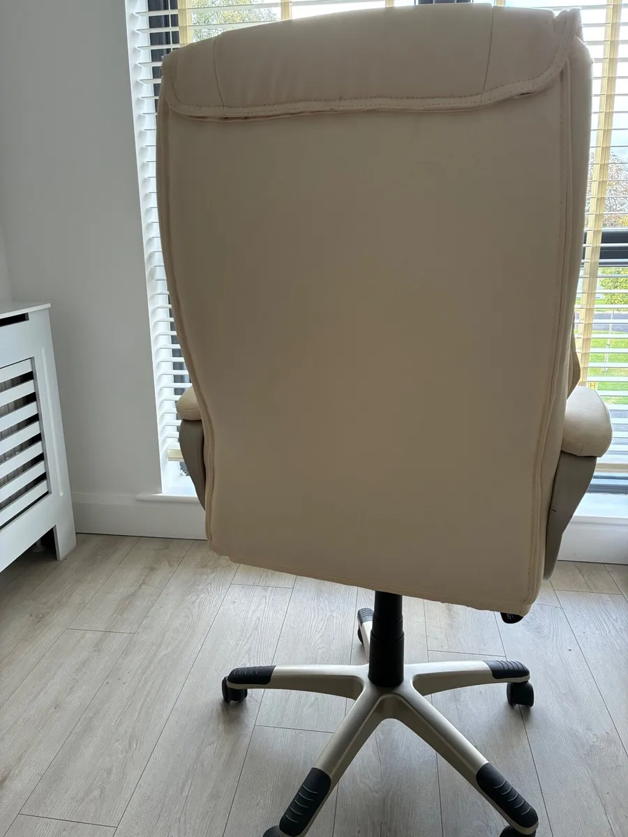 Office Chair Cream never used - Image 2