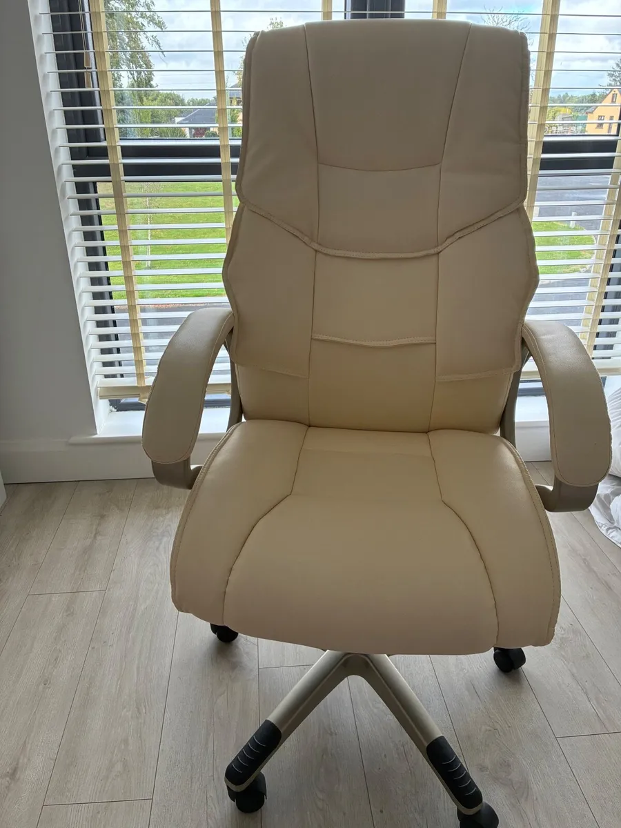 Office Chair Cream never used - Image 1