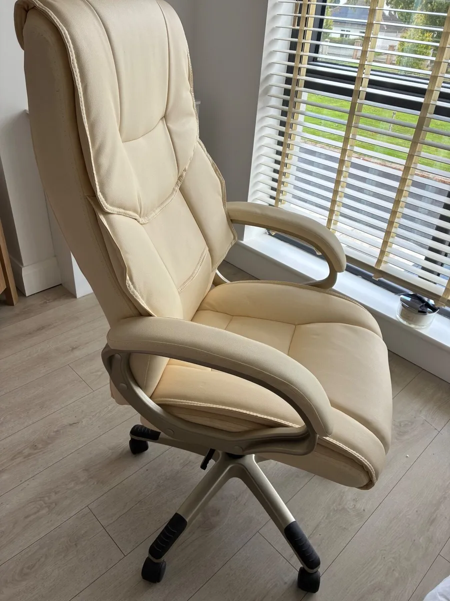 Office Chair Cream never used - Image 4