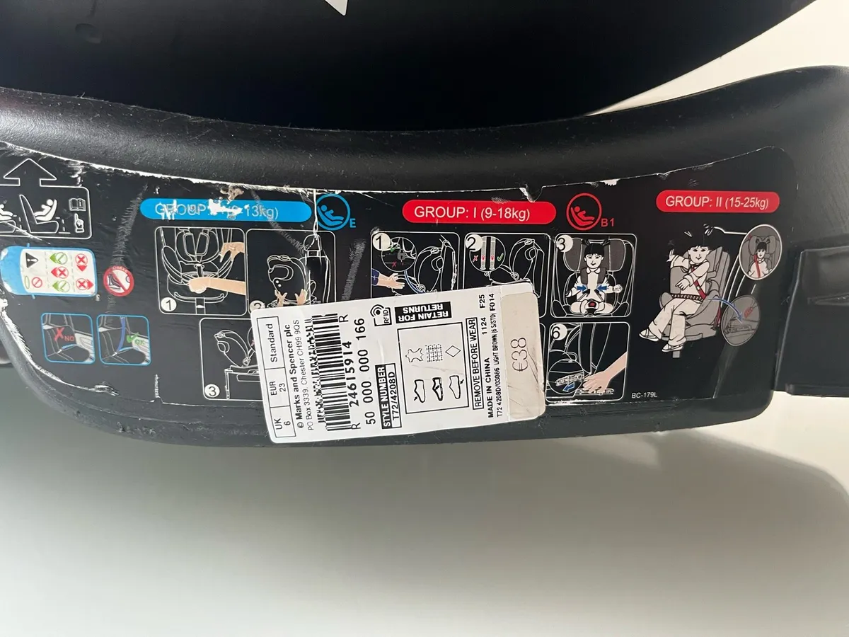 ISOFIX + rotating baby car seat - Image 4
