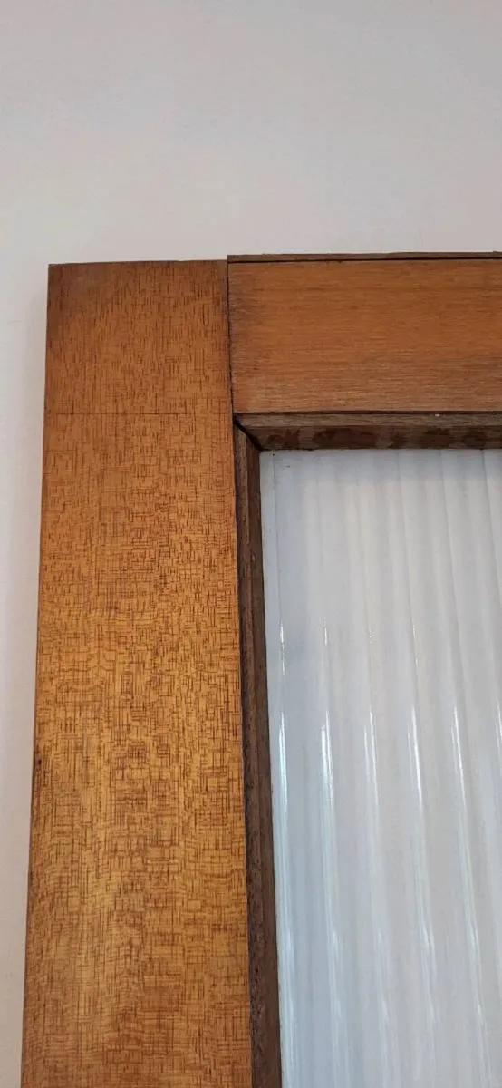 Reclaimed Mid-Century, Solid Timber Double Doors - Image 4