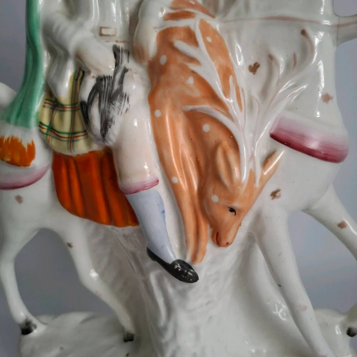 Staffordshire Style Flatback Highland Huntsman - Image 3