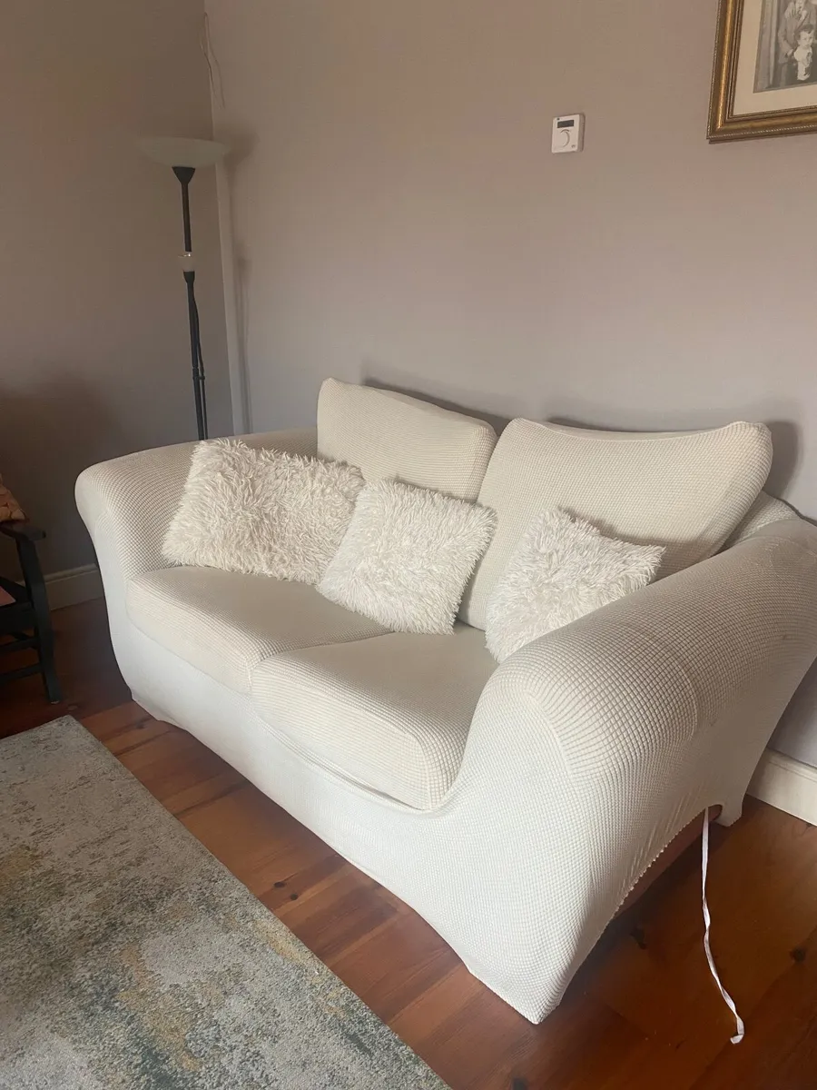 Three seater sofa, two seater and single seater. - Image 3