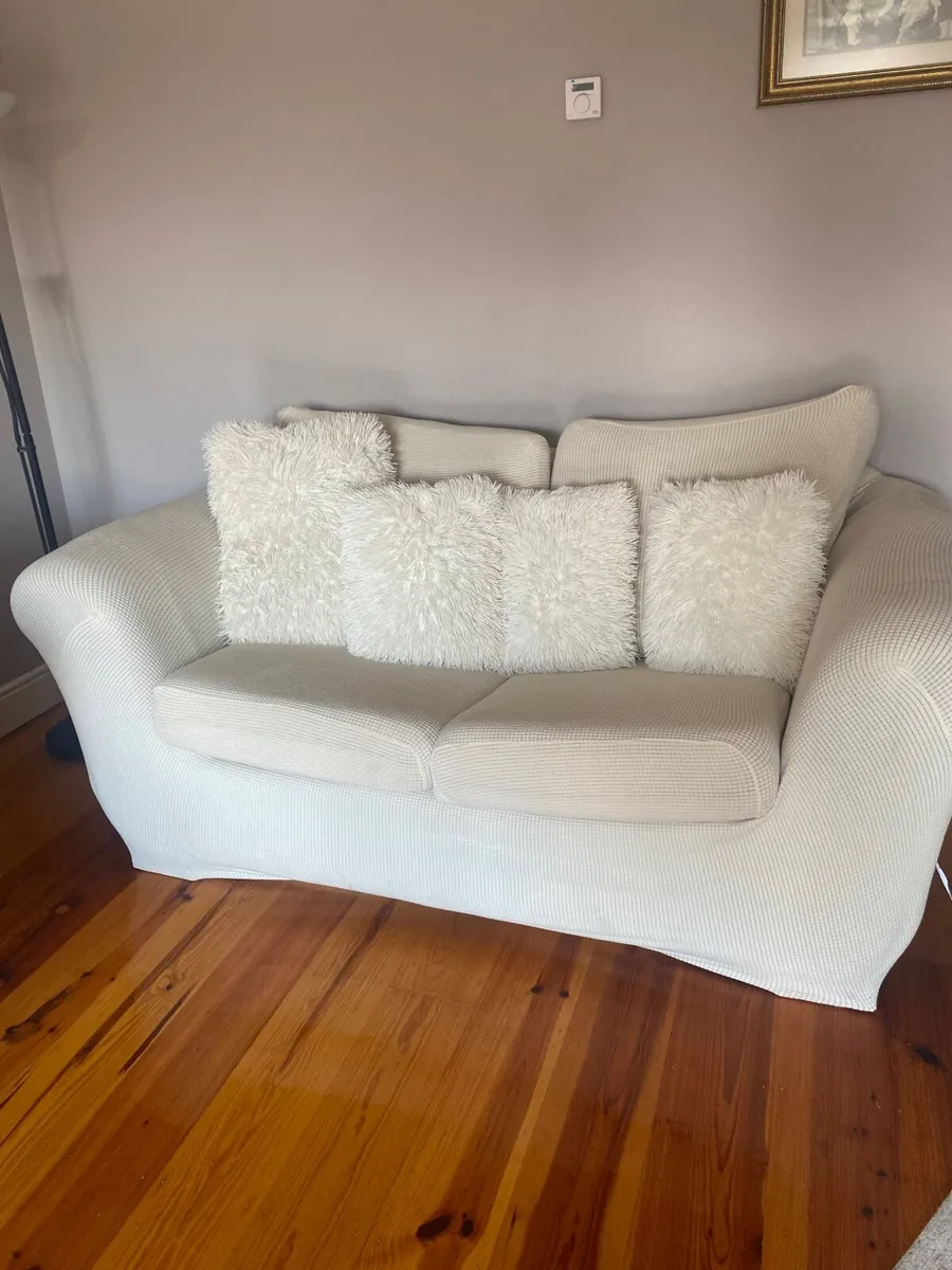 Three seater sofa, two seater and single seater. - Image 4