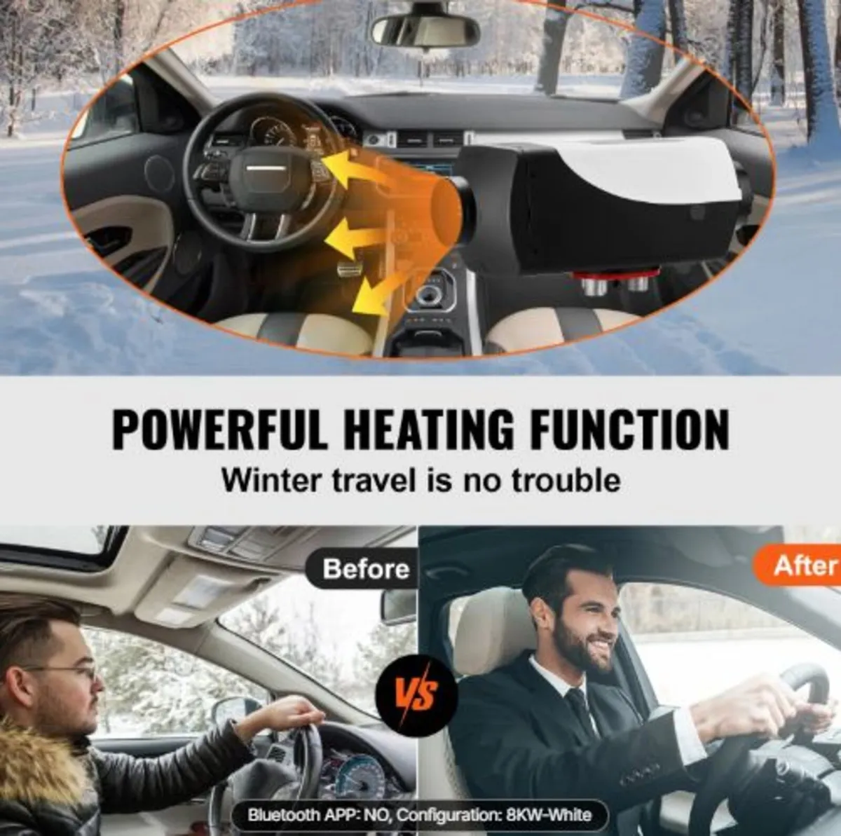 12V Diesel Parking Heater, 5-8KW Diesel Air Heater - Image 3