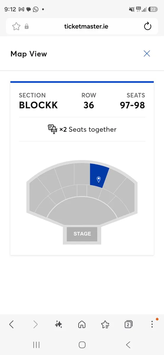 Westlife Tickets seated Friday 25th Sept - Image 2