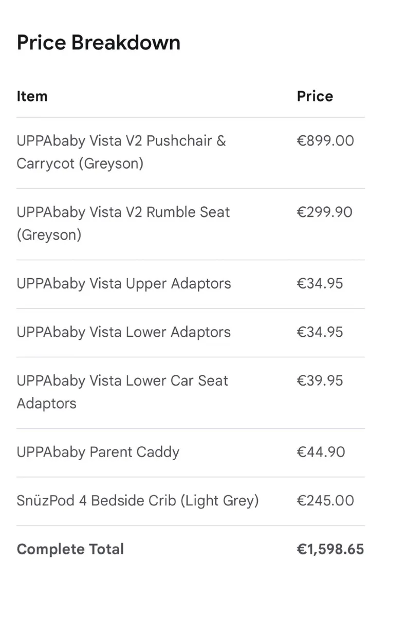 Uppa baby vista v2 bundle - Image 3