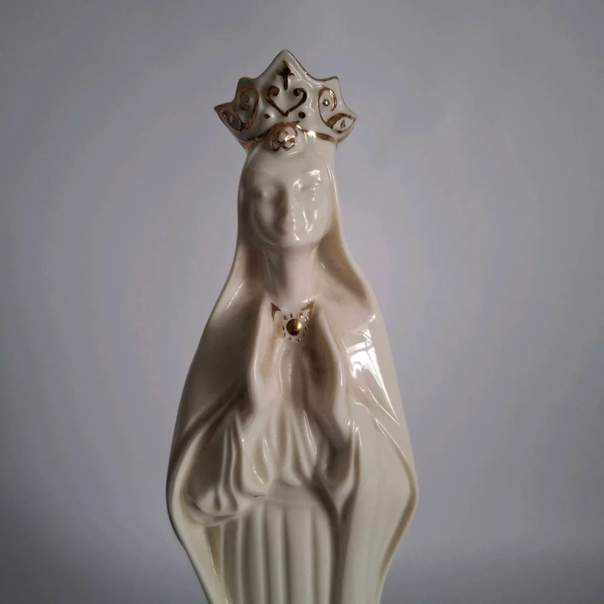 Belleek Our Lady of Knock Statue - Image 2