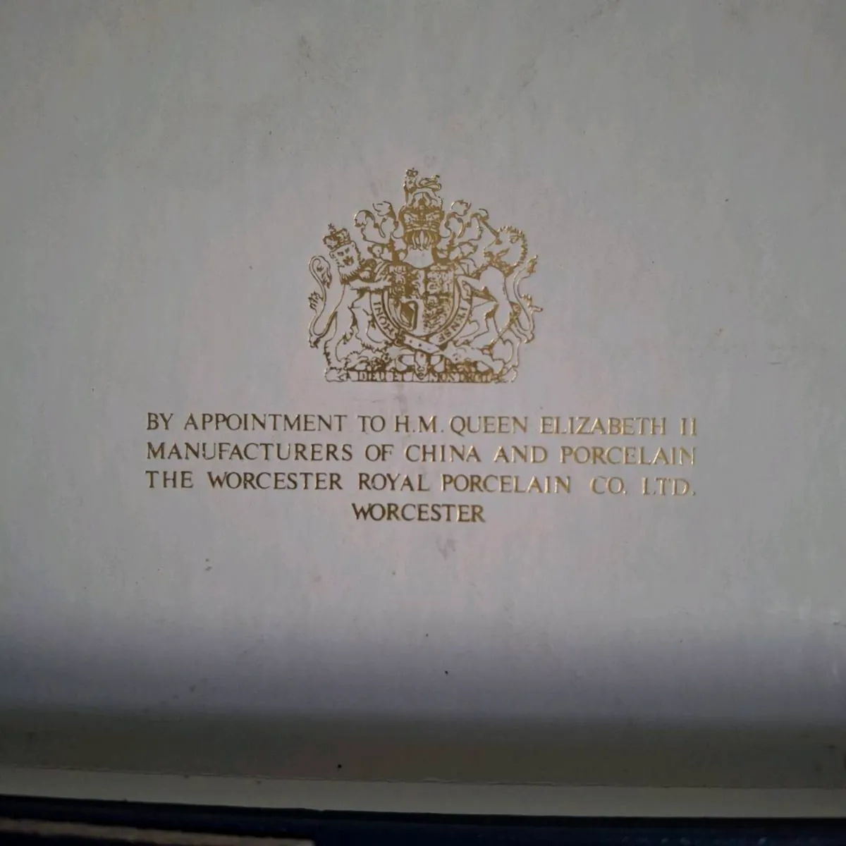 Royal Worcester Bone China Plates - Image 4