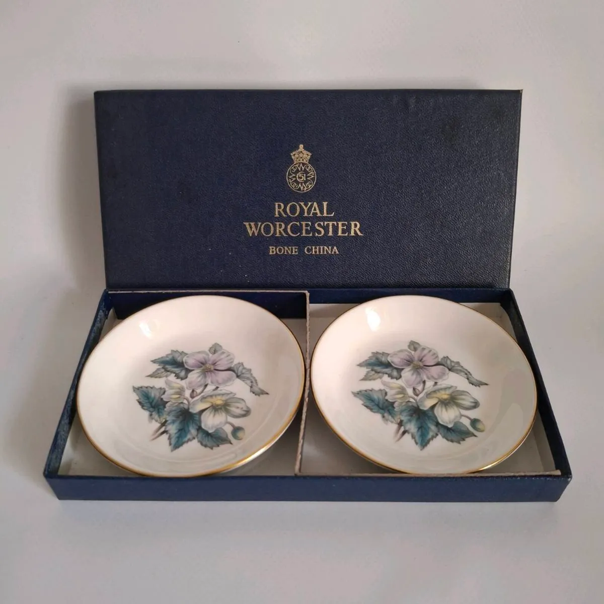 Royal Worcester Bone China Plates - Image 1