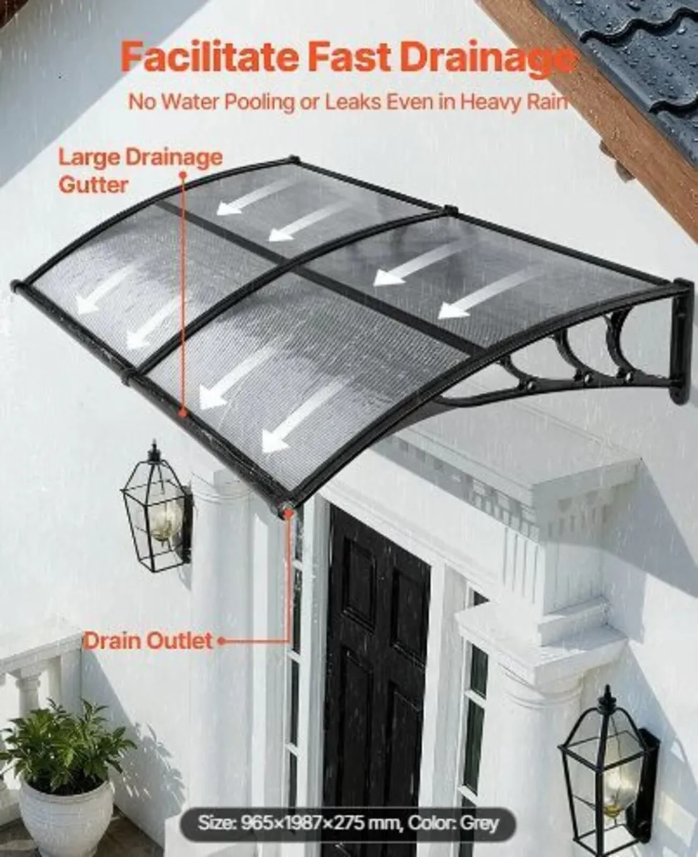 Awnings for Door Entrance, 38 x 78 in - Image 2
