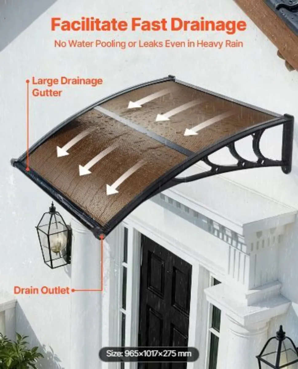 Awnings for Door Entrance, 38 x 40 in - Image 3