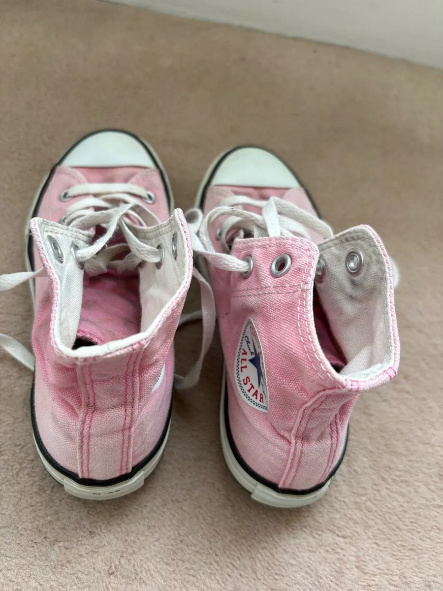 Pink Converse Ankle Boots - Size 13 - Image 3