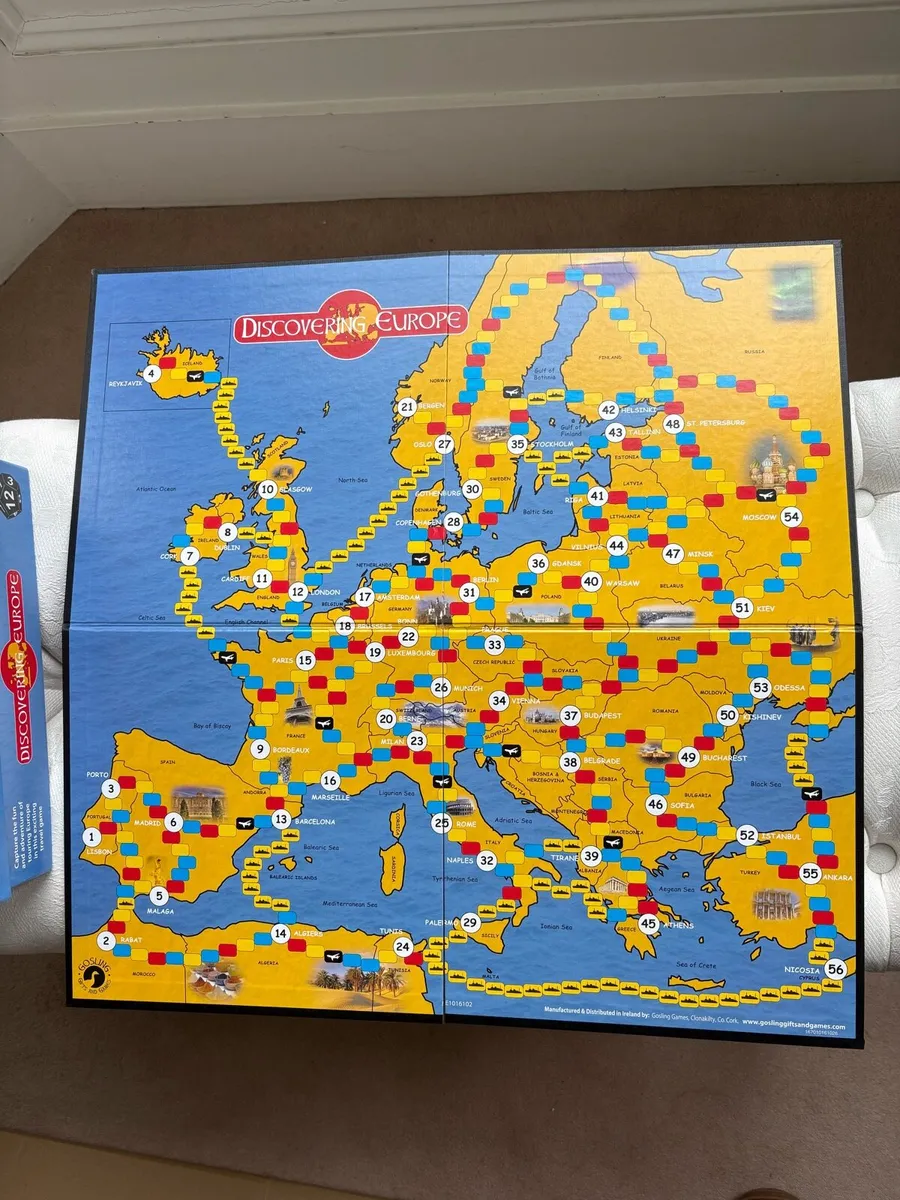Discovering Europe Board Game - Image 4