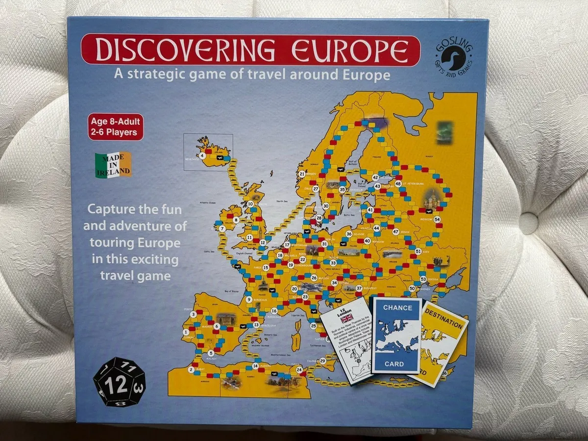 Discovering Europe Board Game - Image 1