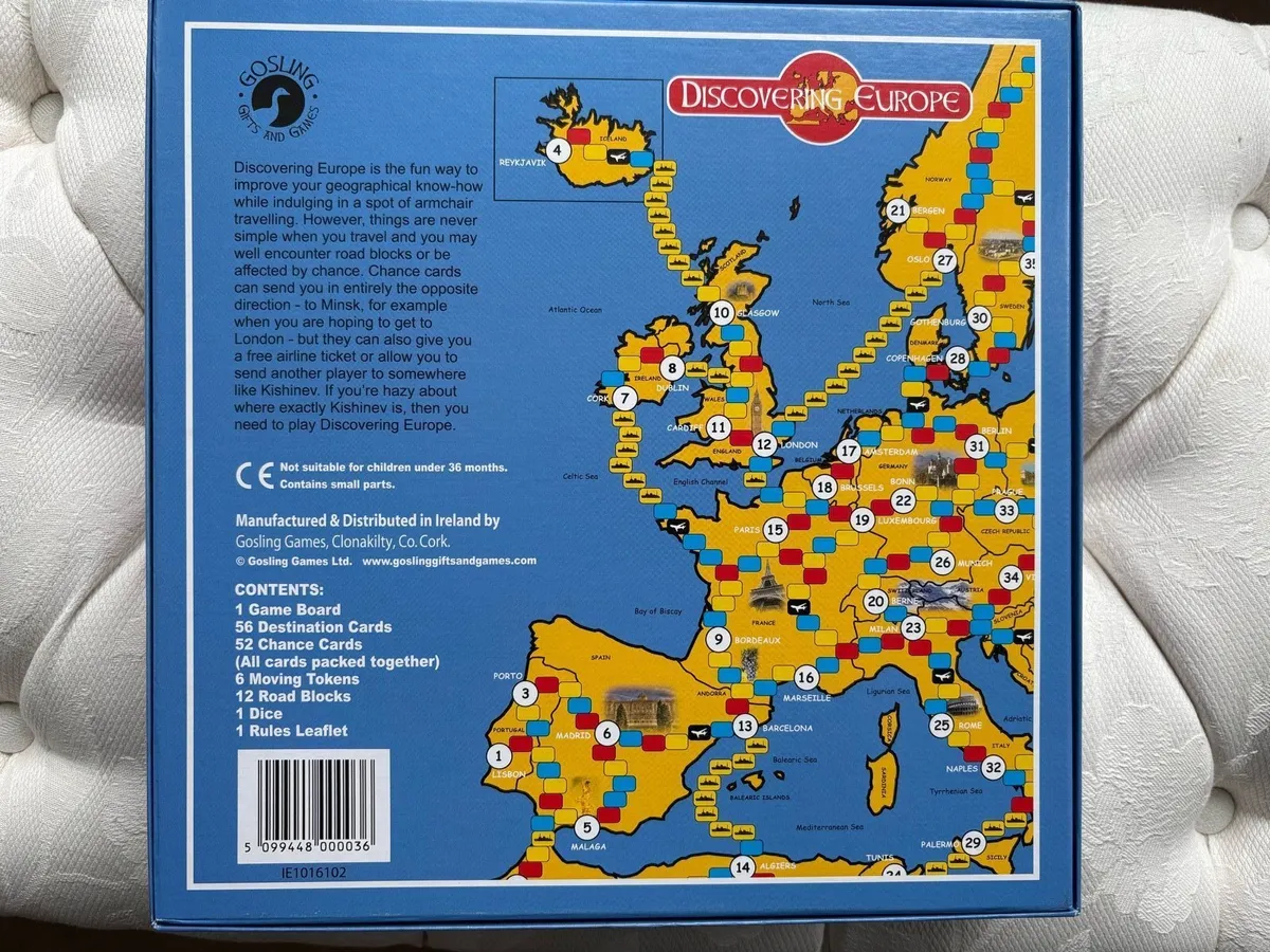 Discovering Europe Board Game - Image 2