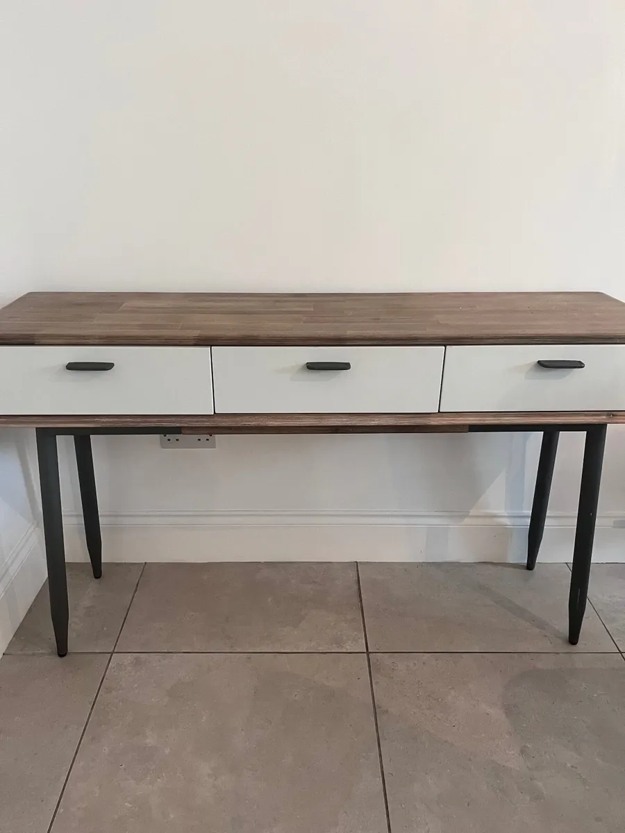 Dining table and chairs with matching console unit - Image 4