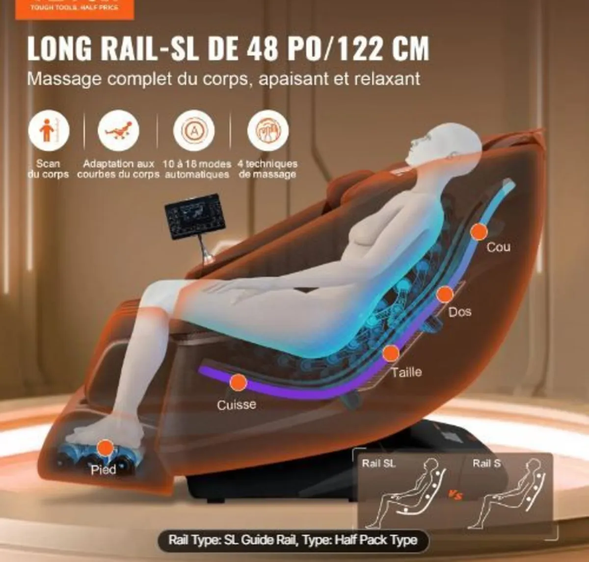 Full Body Massage Chair, - Image 3