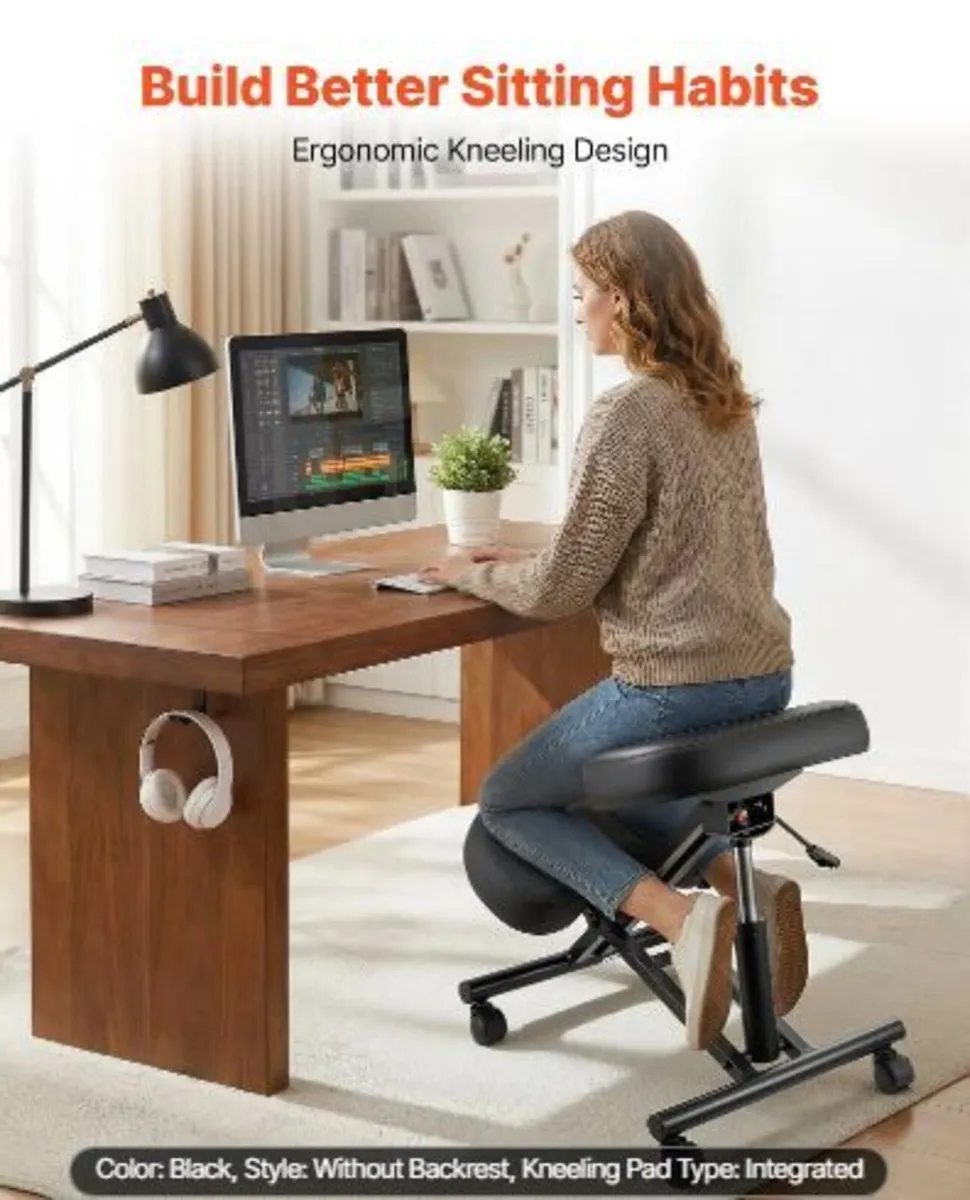 Ergonomic Kneeling Chair with Wheels - Image 2