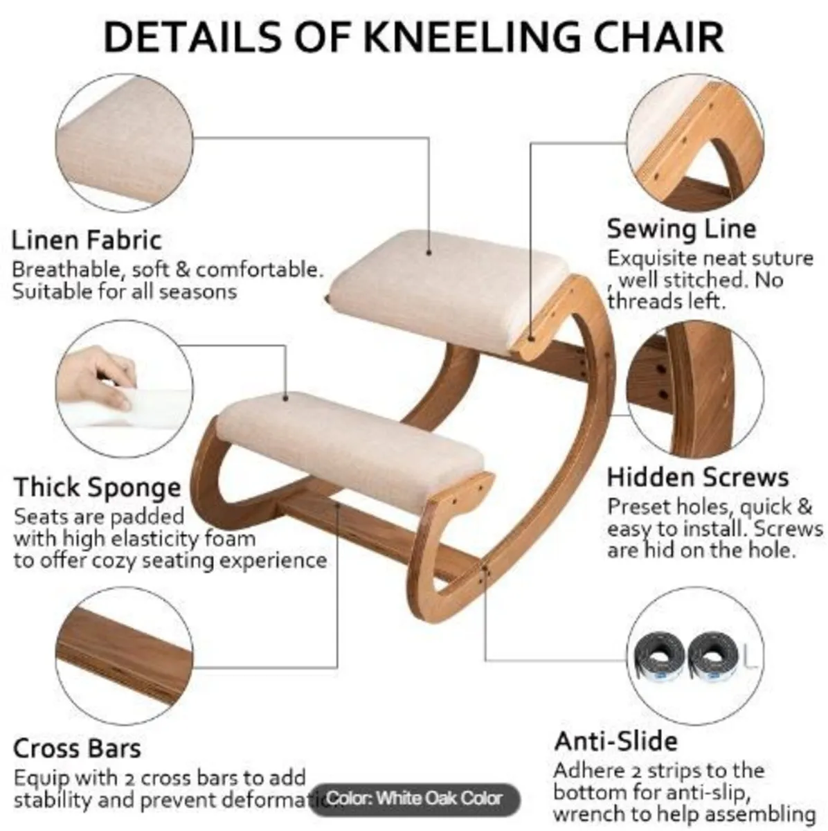 Ergonomic Kneeling Chair - Image 4