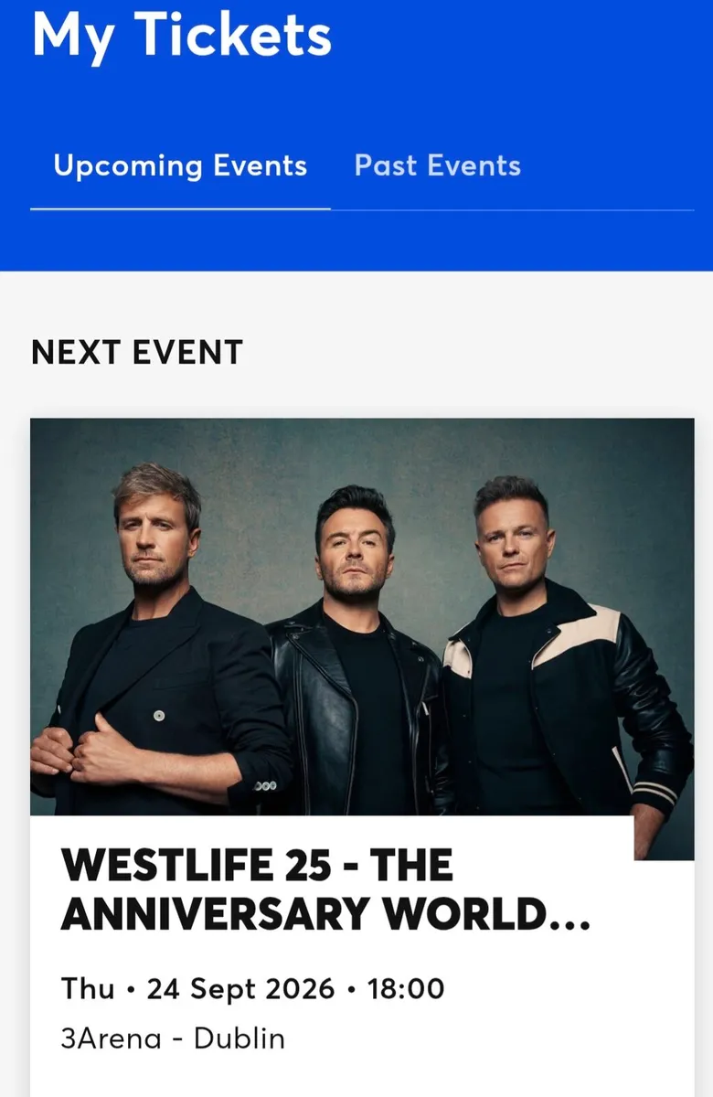Westlife tickets
