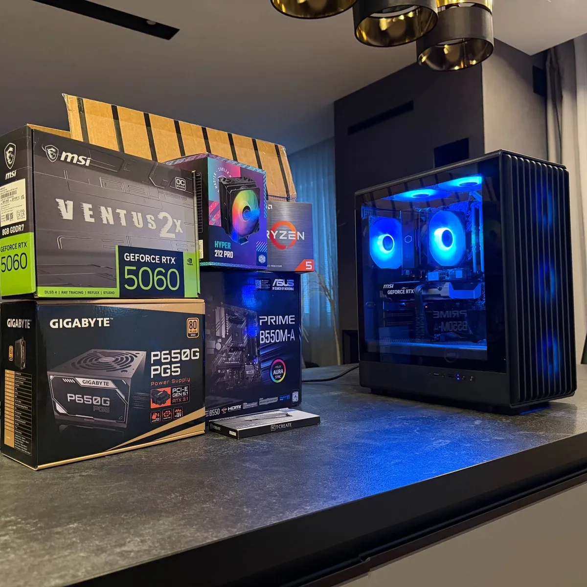 PC Gaming Ryzen 5 5600XT, RTX 5060, 32GB RAM - Image 2