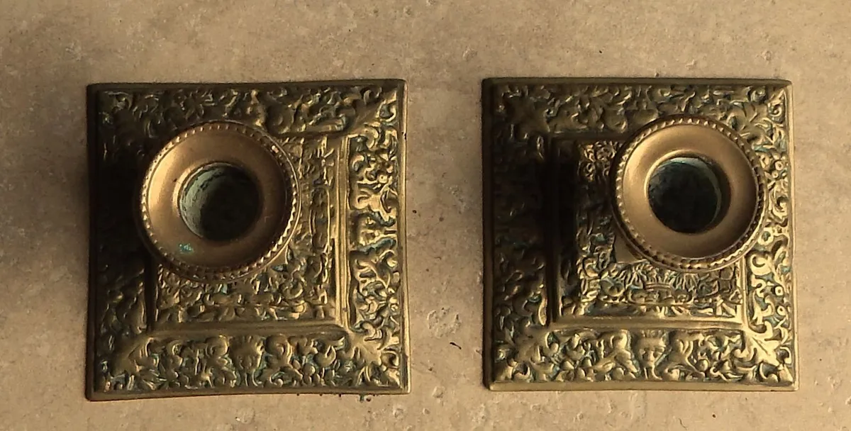 Pair of Vintage Solid Brass Candlesticks - Image 3