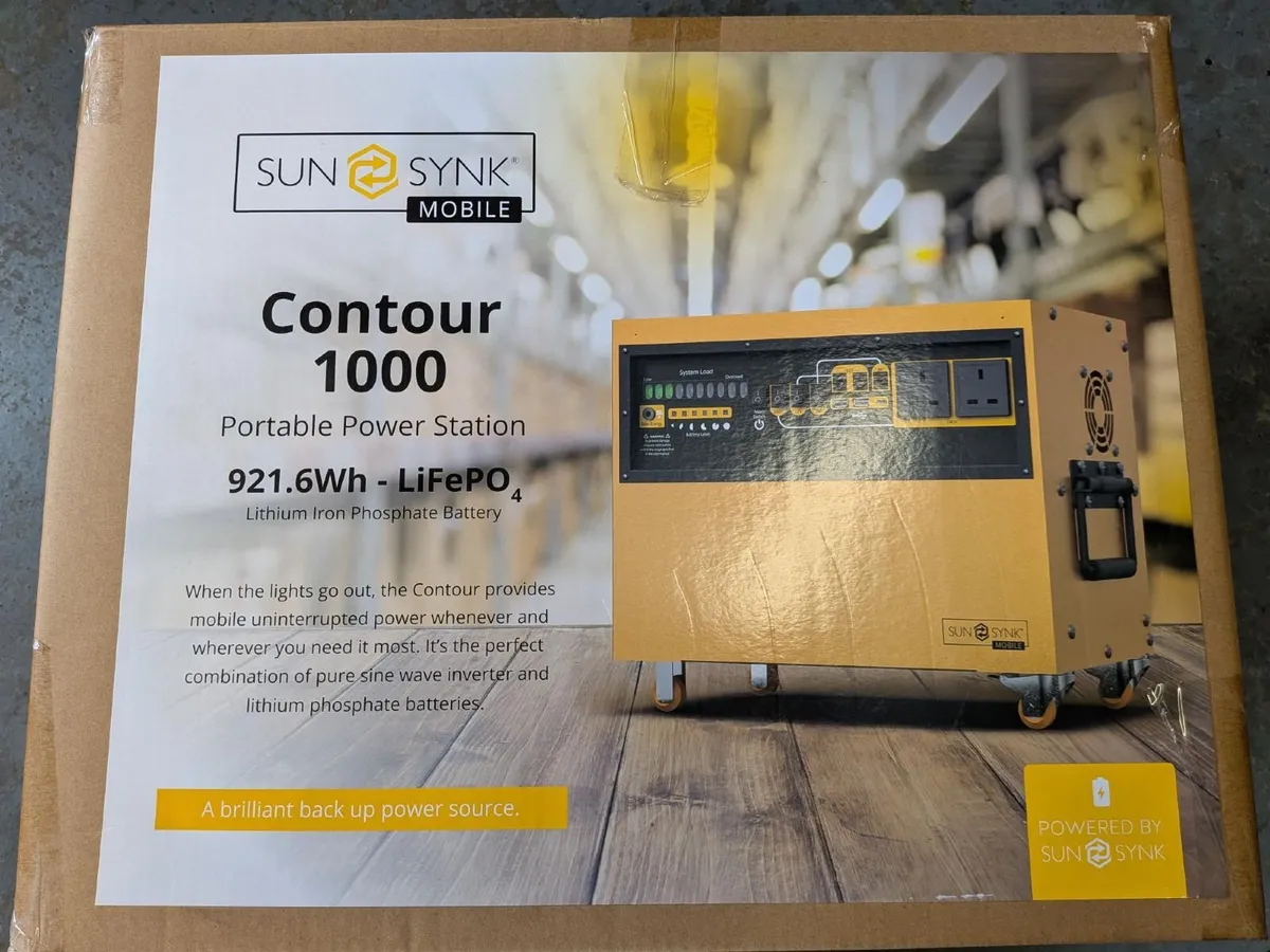 Portable Power Station -Sunsynk Contour 1000 - Image 3