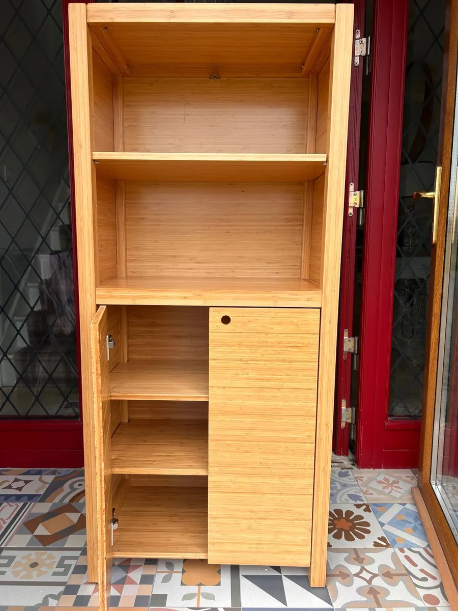 Bamboo bathroom cabinet - Image 2