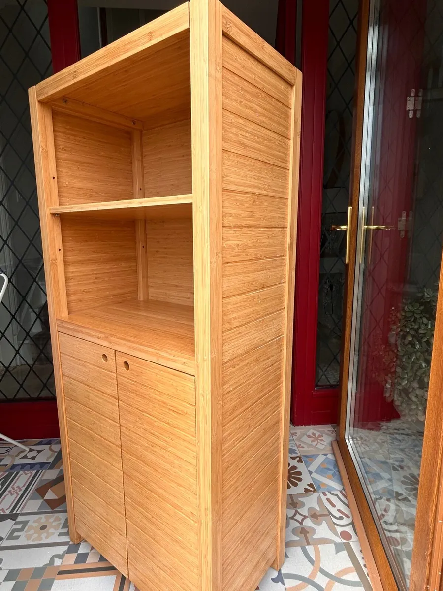 Bamboo bathroom cabinet - Image 3