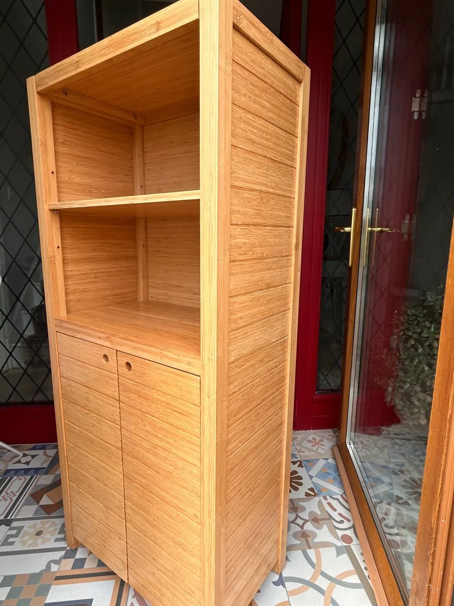 Bamboo bathroom cabinet - Image 4